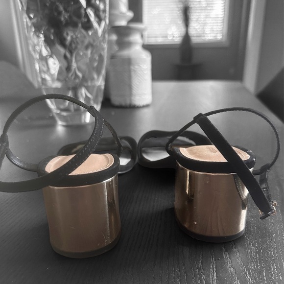 Pull&Bear Black Heeled Sandals - Picture 3 of 5